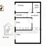 Mieszkanie Gdańsk, ul. Mostek 40 – 40 m² – 2 pokoje