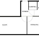 Słoneczne dwupokojowe mieszkanie w doskonałej lokalizacji -44 m2 – dwa niezależne pokoje.